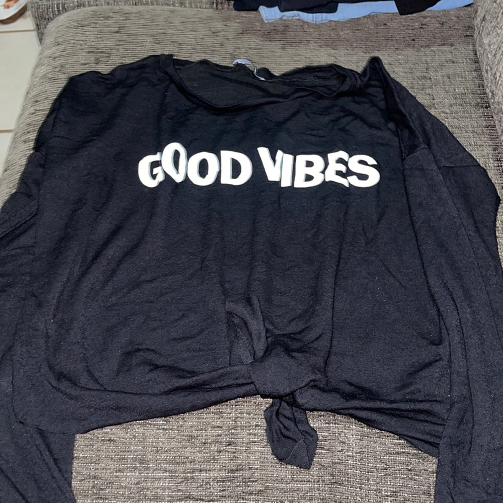 Good vibes crop top